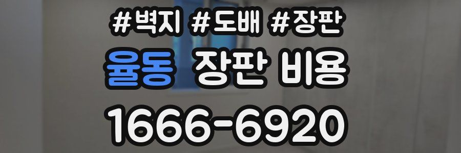 율동 장판 비용