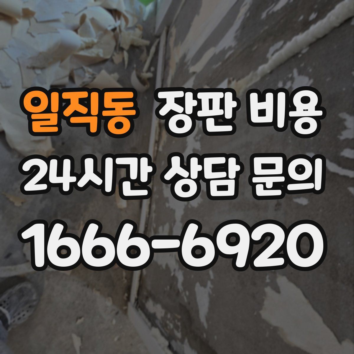 일직동 장판 비용