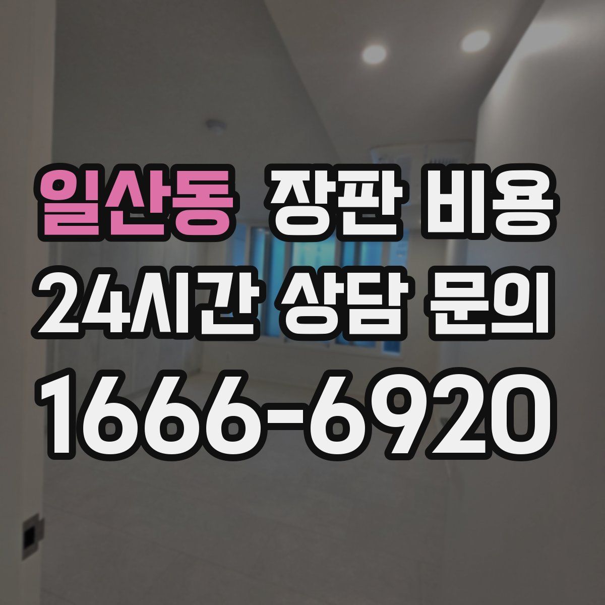 일산동 장판 비용