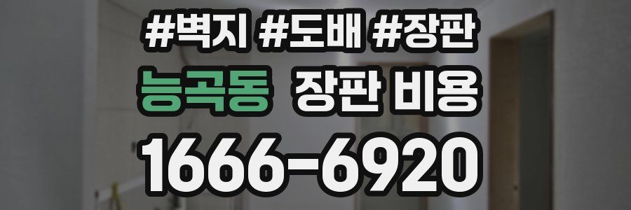 능곡동 장판 비용
