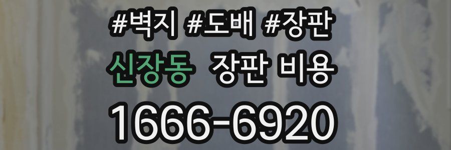 신장동 장판 비용