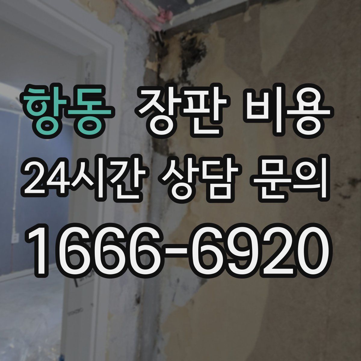 항동 장판 비용