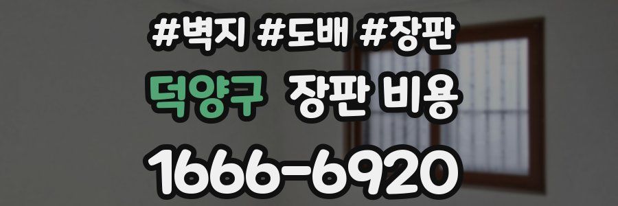 덕양구 장판 비용