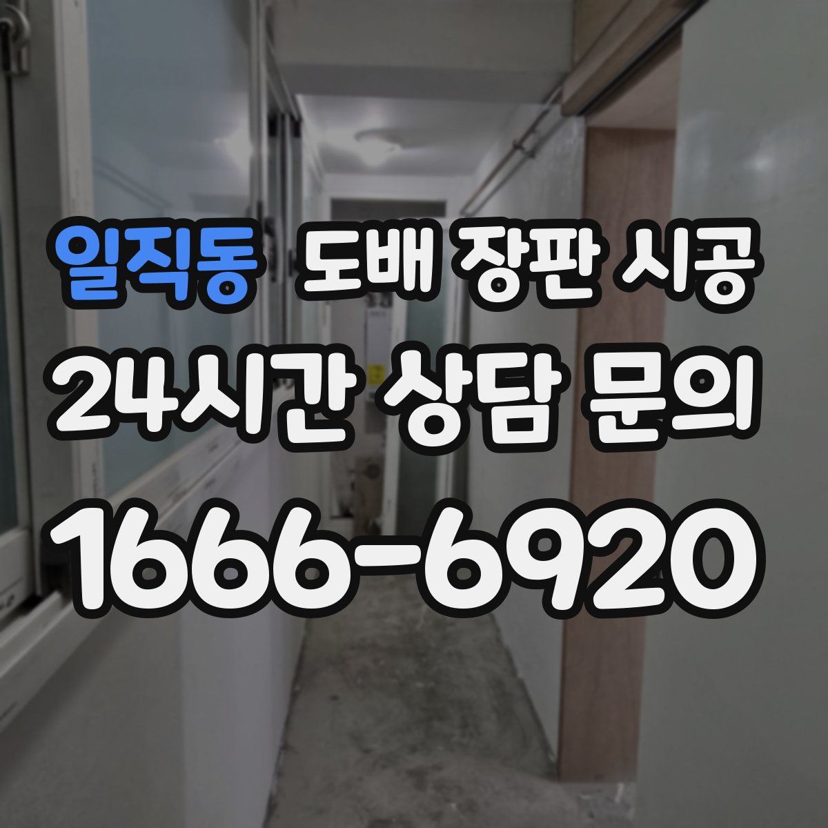 일직동 도배 장판 시공