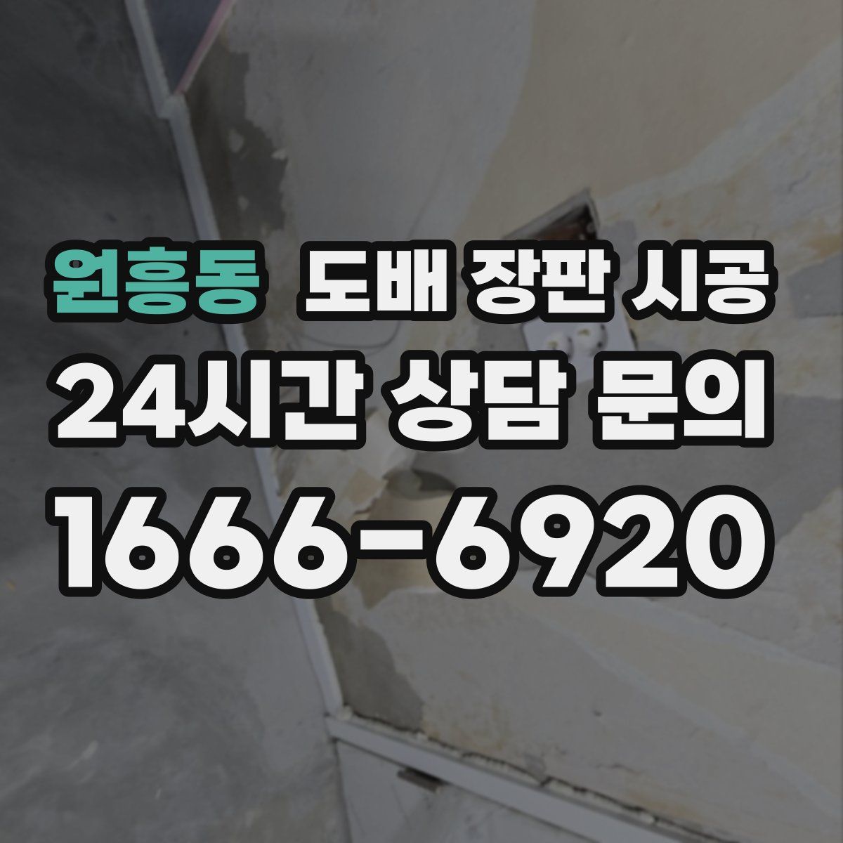 원흥동 도배 장판 시공