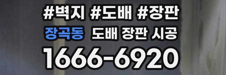장곡동 도배 장판 시공