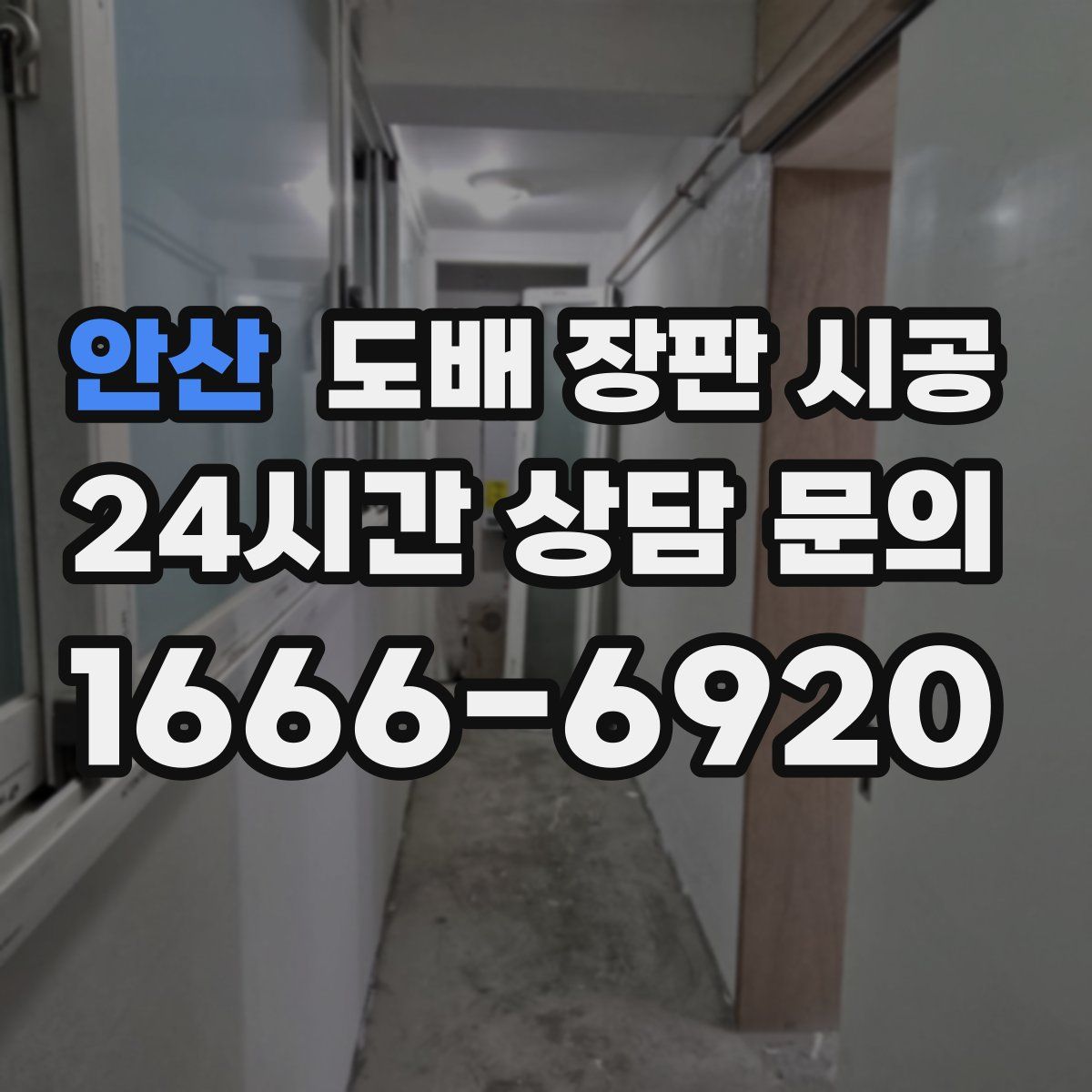 안산 도배 장판 시공