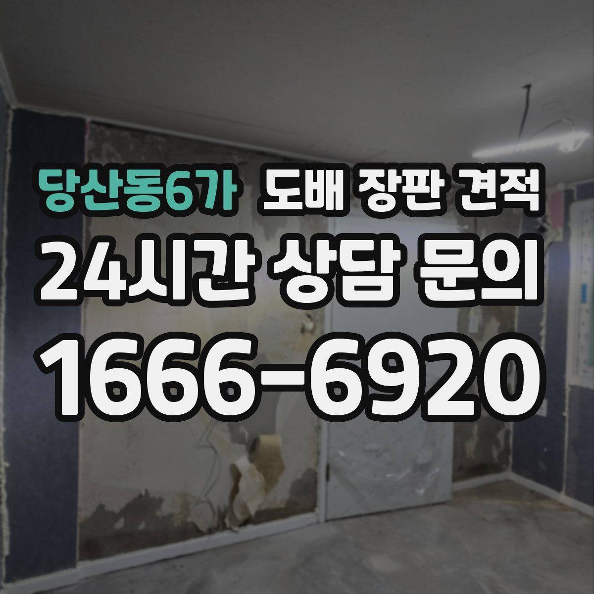 당산동6가 도배 장판 견적