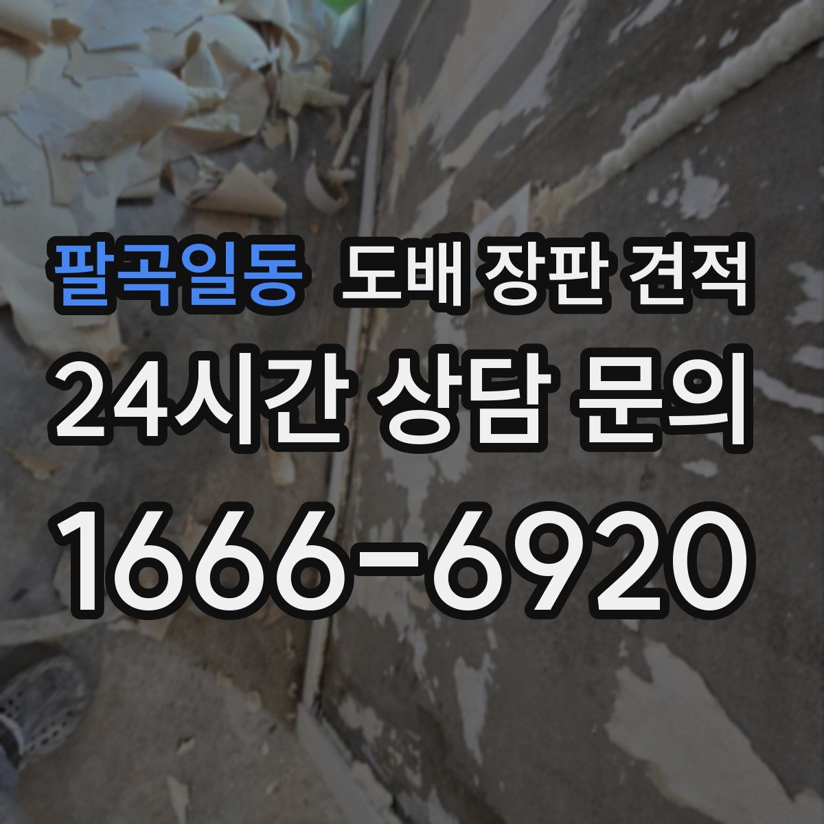 팔곡일동 도배 장판 견적