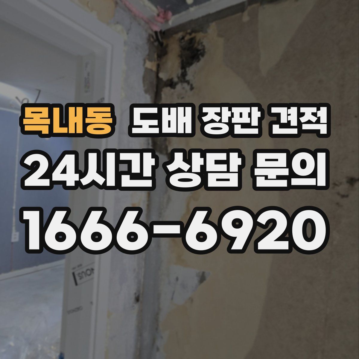 목내동 도배 장판 견적