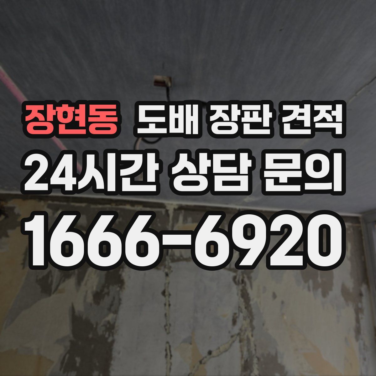장현동 도배 장판 견적