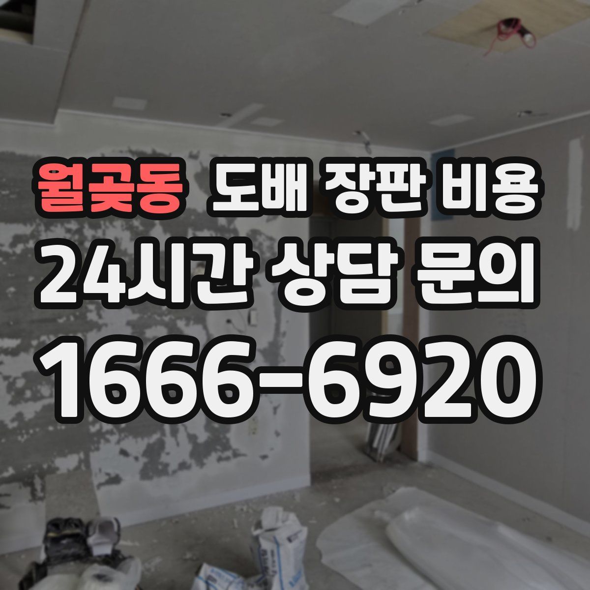 월곶동 도배 장판 비용