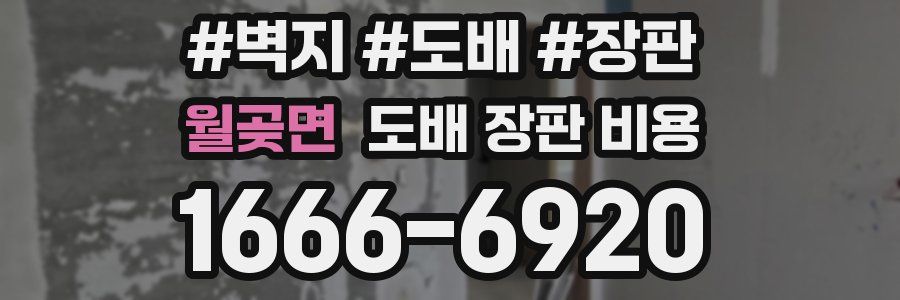 월곶면 도배 장판 비용