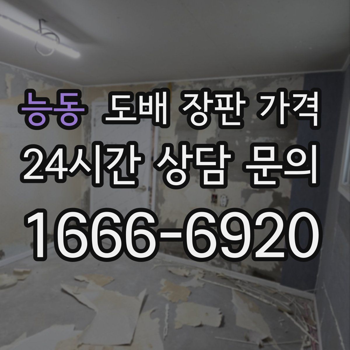 능동 도배 장판 가격