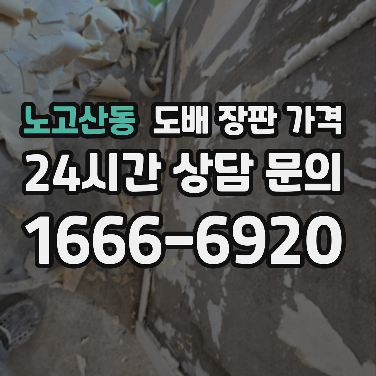 노고산동 도배 장판 가격