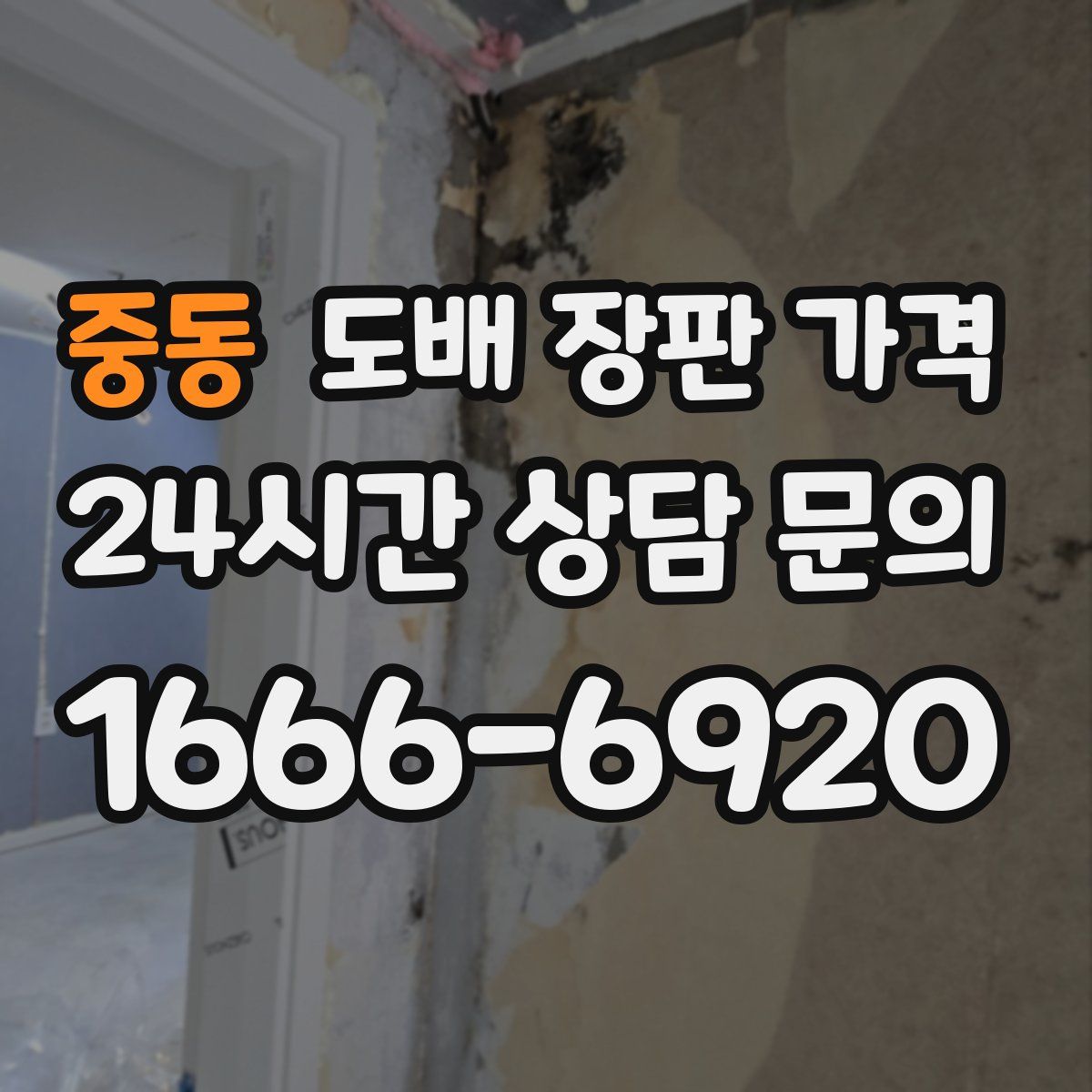중동 도배 장판 가격