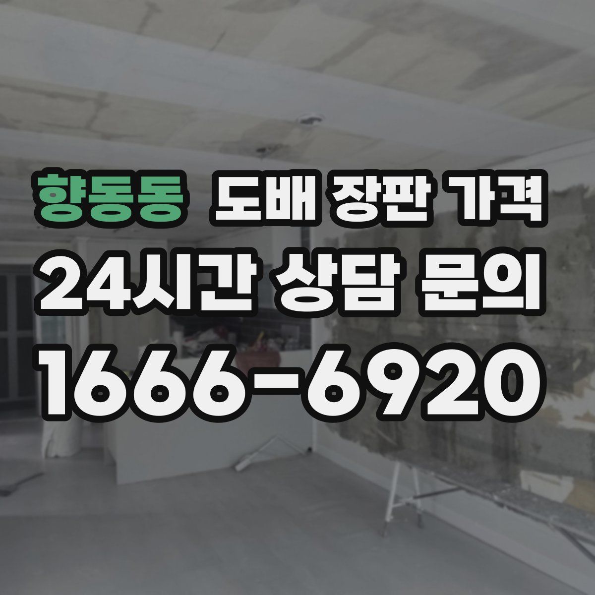 향동동 도배 장판 가격