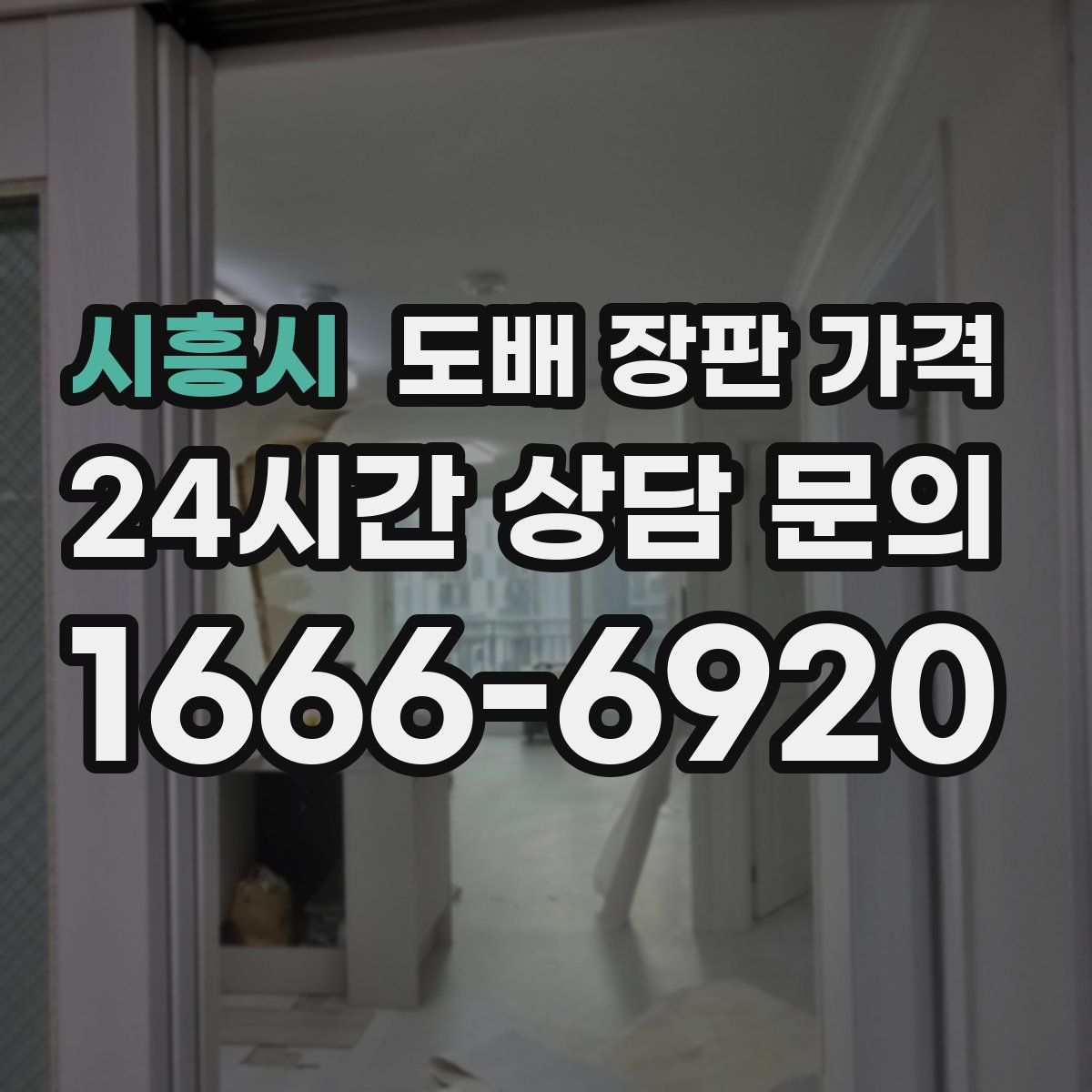 시흥시 도배 장판 가격