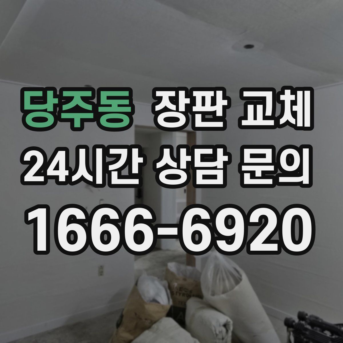 당주동 장판 교체