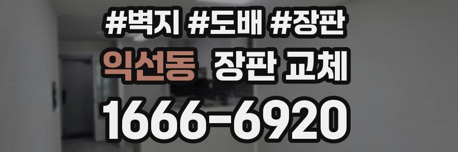 익선동 장판 교체