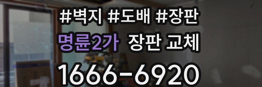 명륜2가 장판 교체