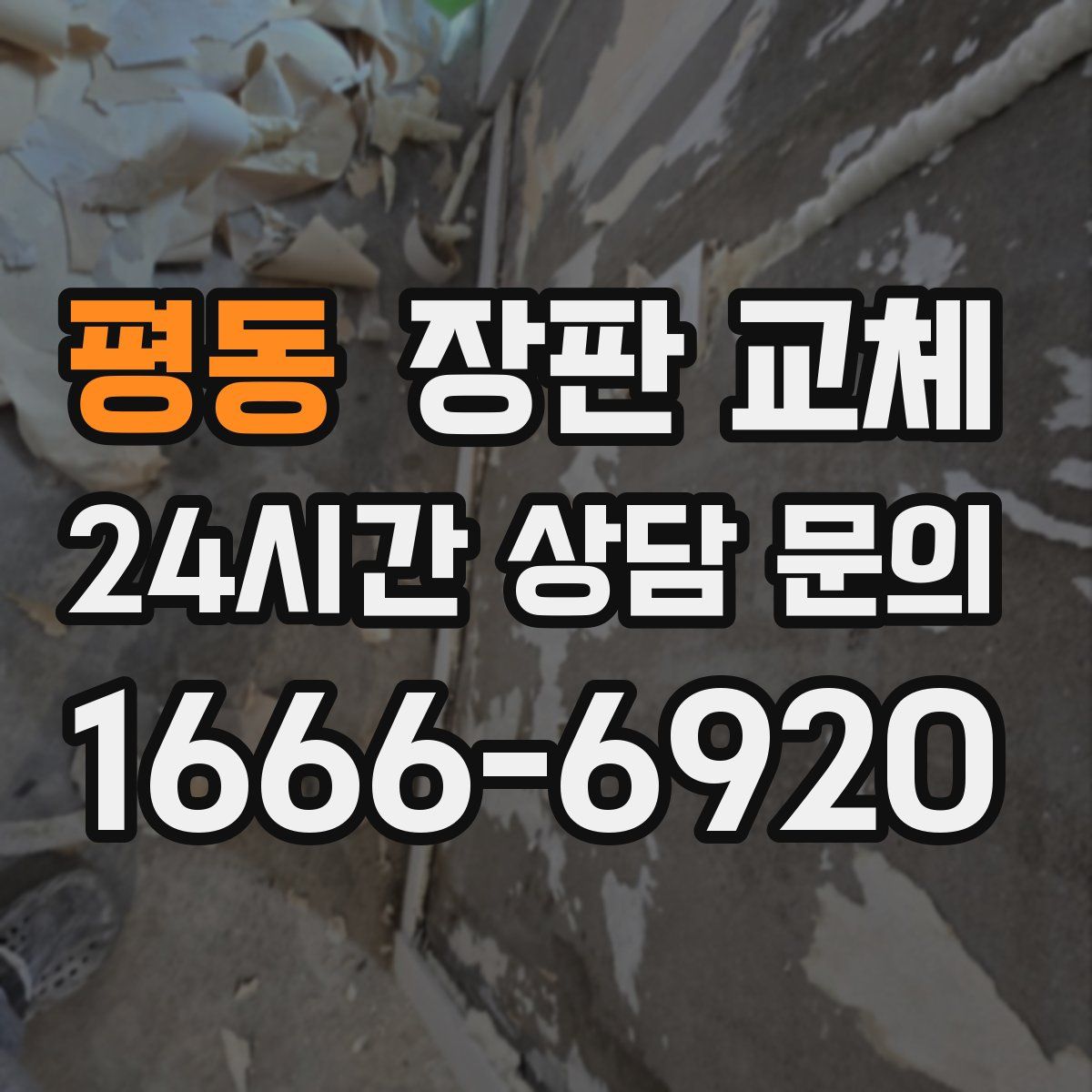 평동 장판 교체
