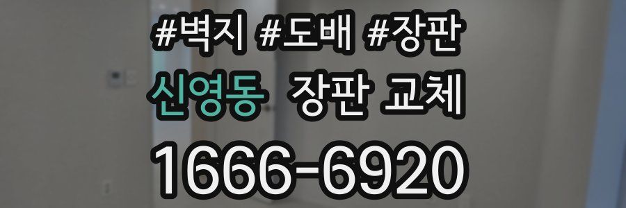 신영동 장판 교체