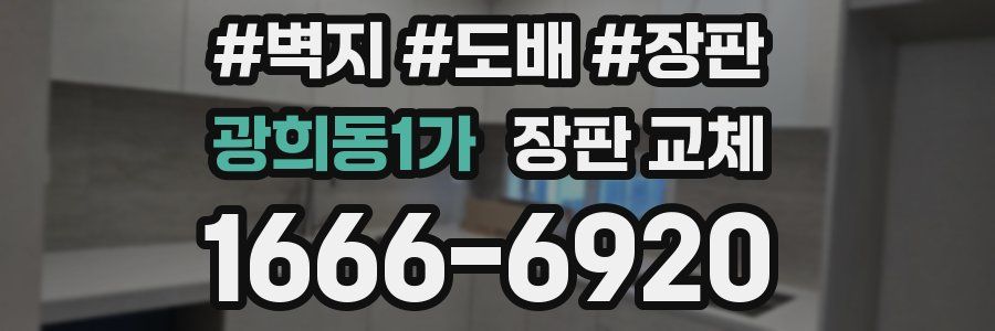 광희동1가 장판 교체