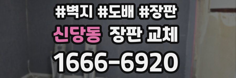 신당동 장판 교체
