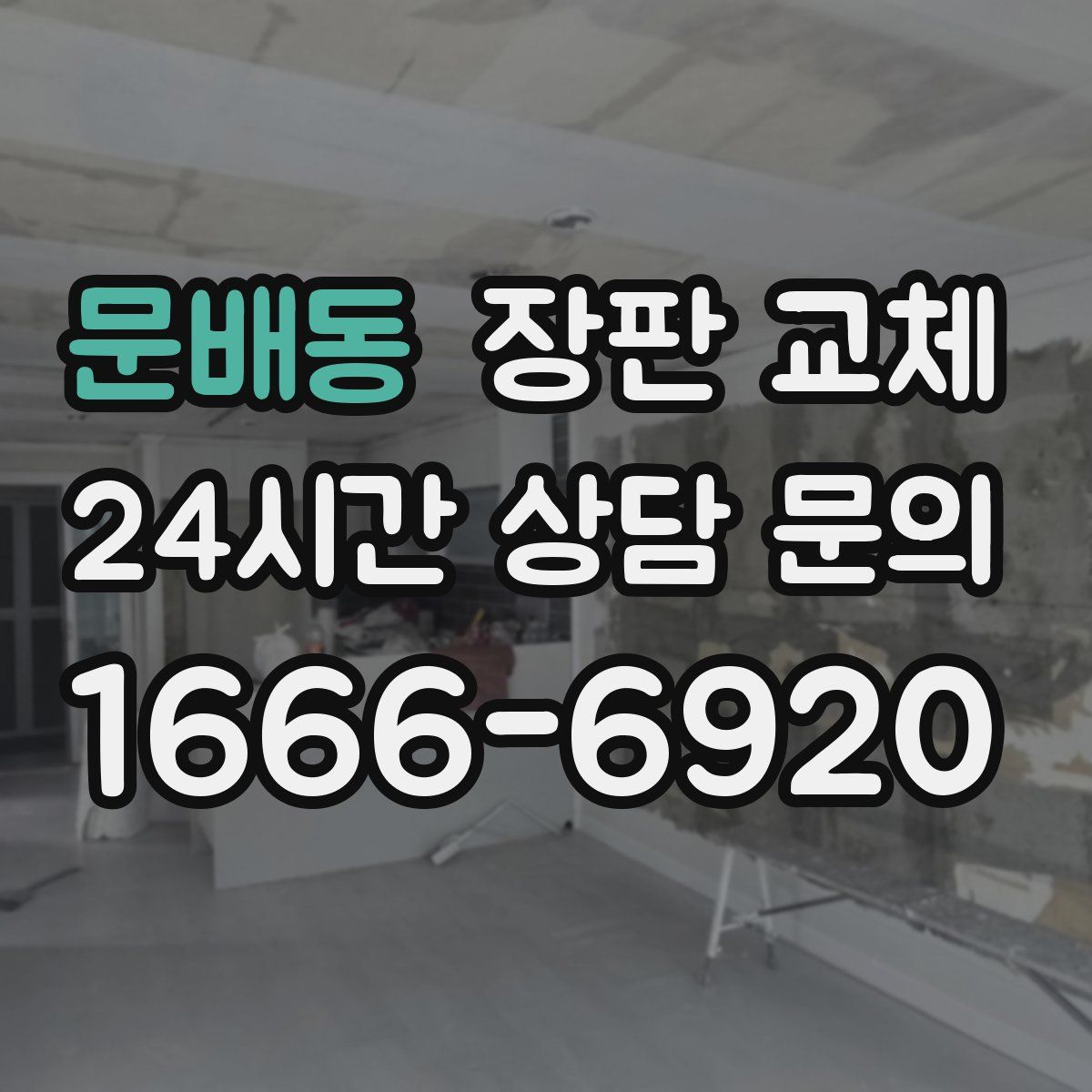 문배동 장판 교체