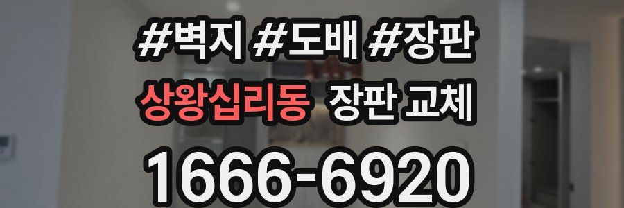 상왕십리동 장판 교체
