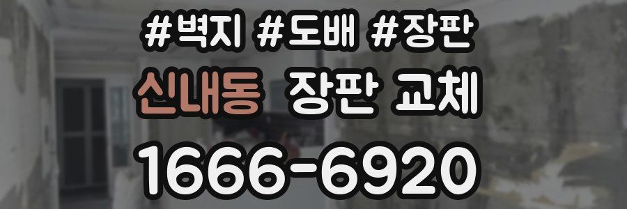 신내동 장판 교체