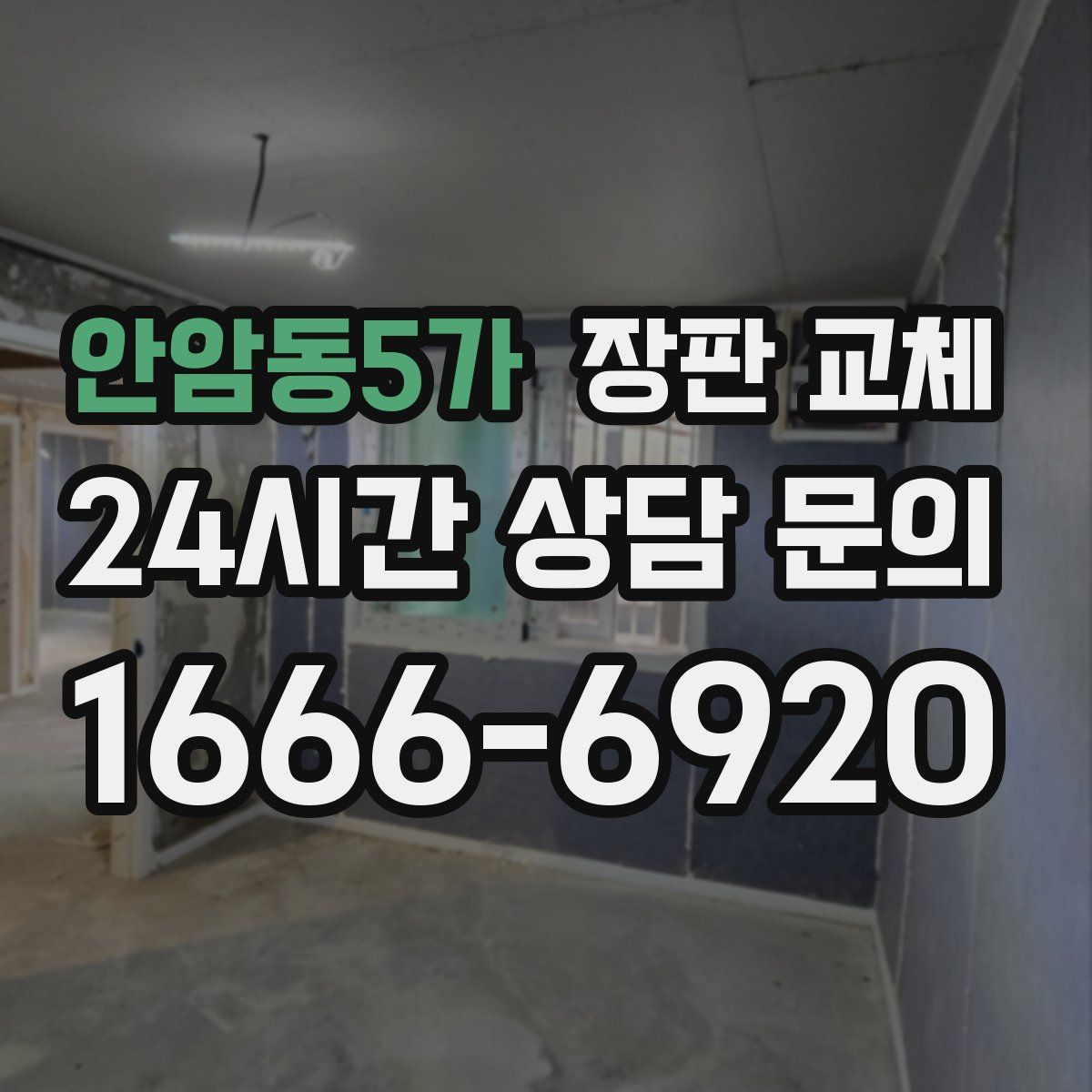 안암동5가 장판 교체