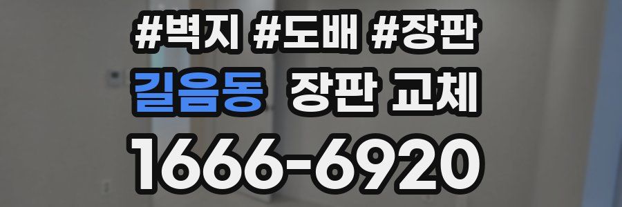 길음동 장판 교체