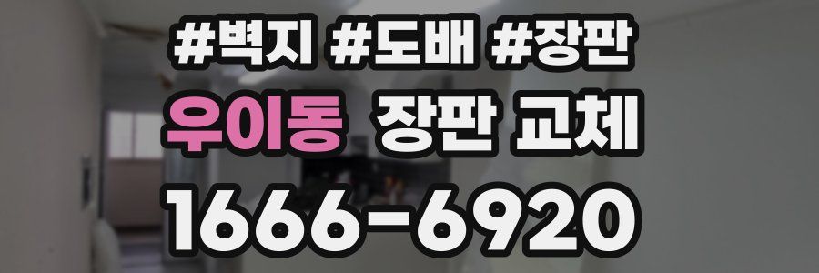 우이동 장판 교체