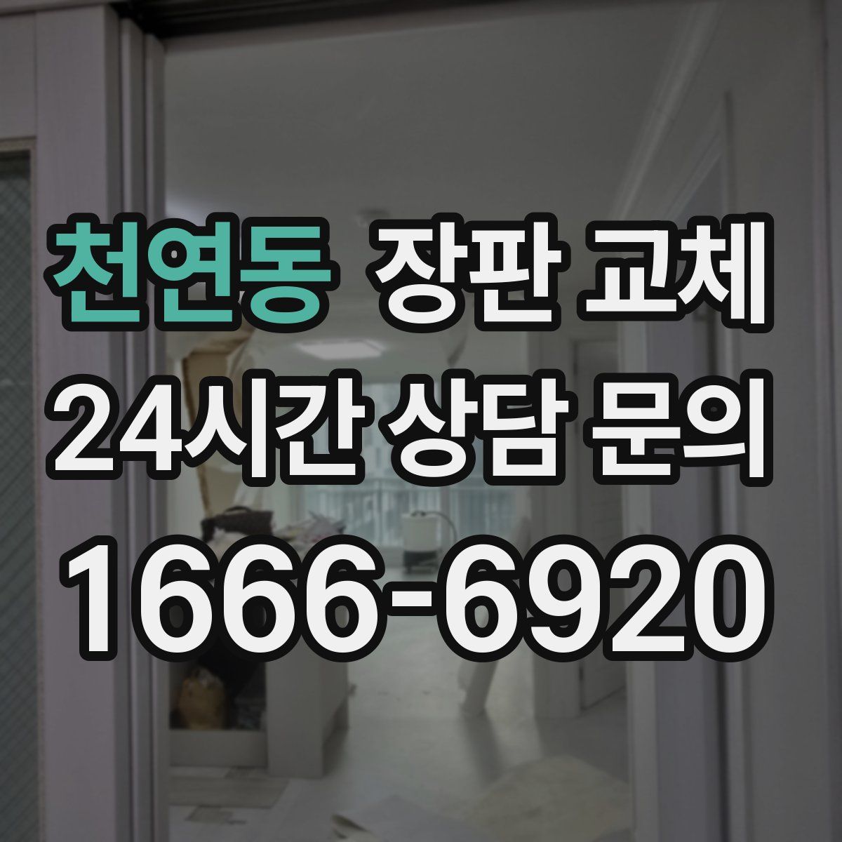 천연동 장판 교체