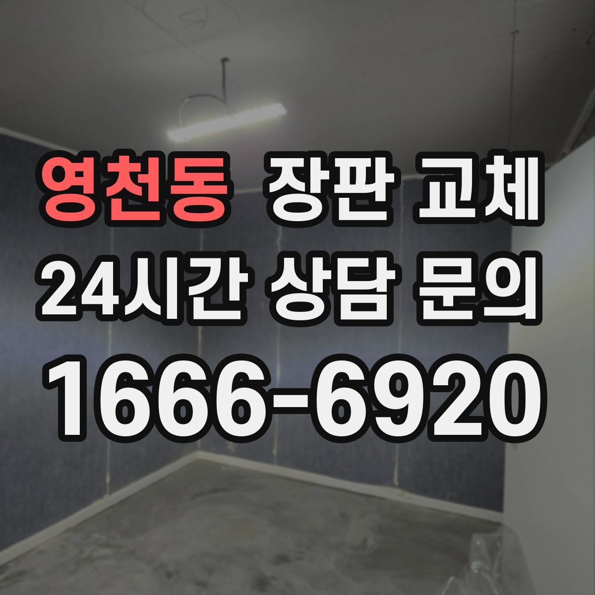 영천동 장판 교체