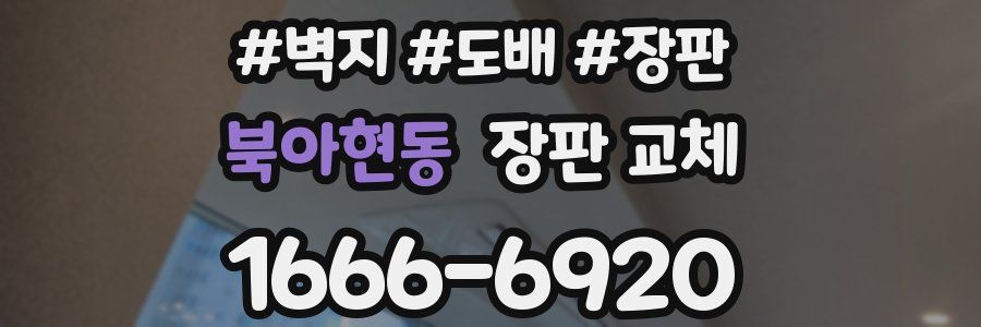 북아현동 장판 교체