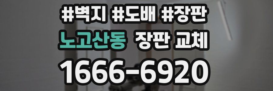 노고산동 장판 교체