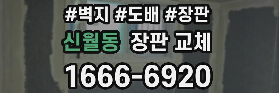신월동 장판 교체