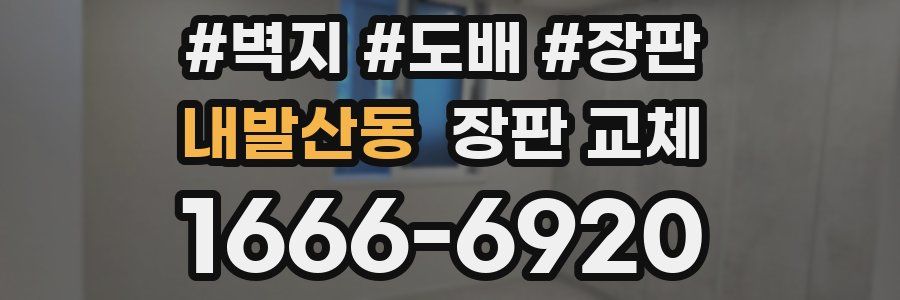 내발산동 장판 교체