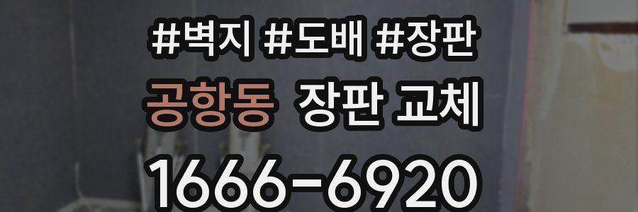 공항동 장판 교체