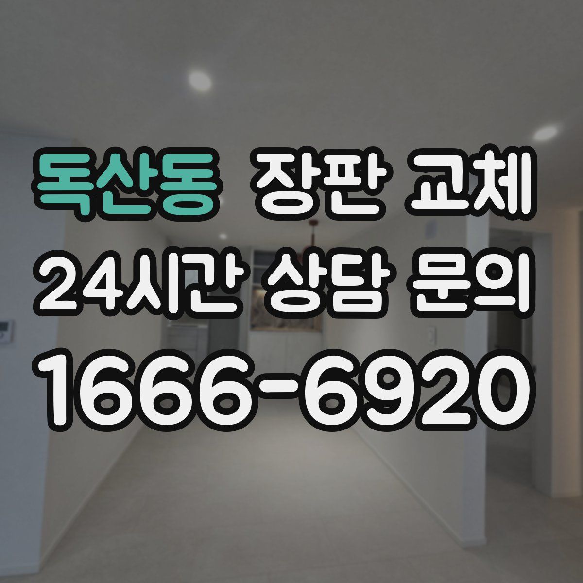 독산동 장판 교체