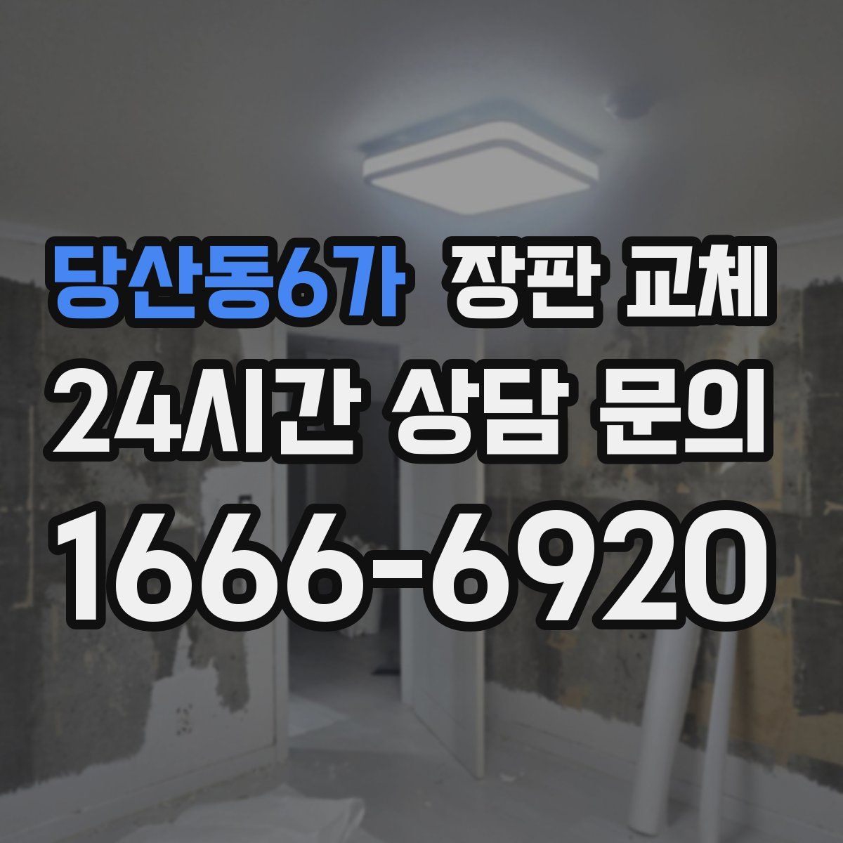당산동6가 장판 교체