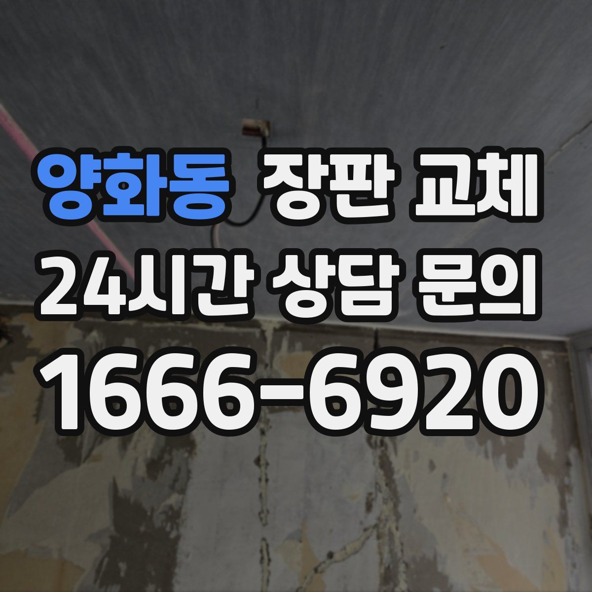 양화동 장판 교체