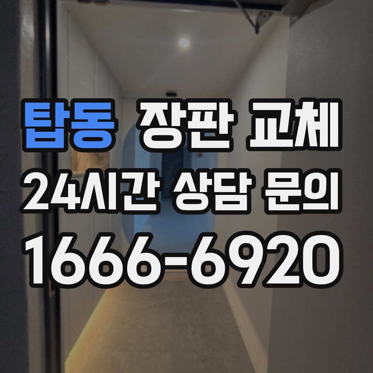 탑동 장판 교체