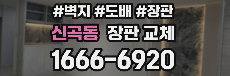 신곡동 장판 교체