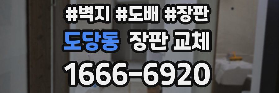 도당동 장판 교체
