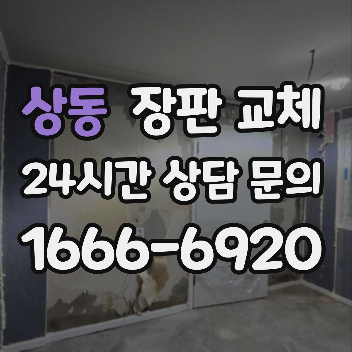 상동 장판 교체