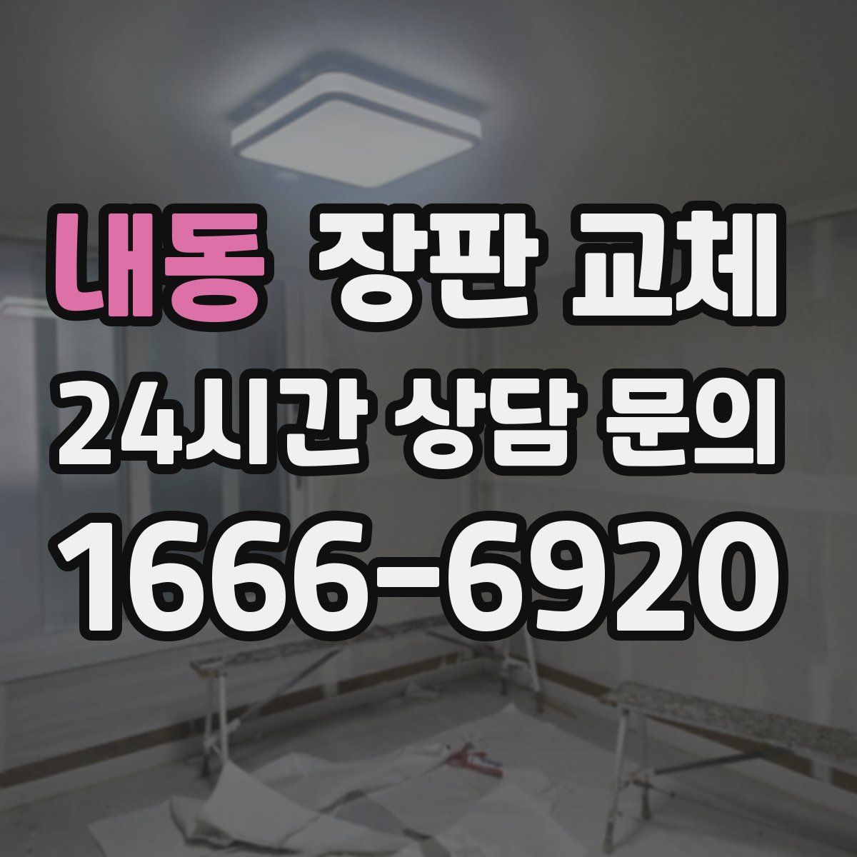 내동 장판 교체